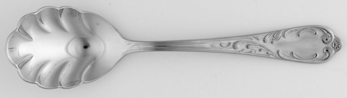 LQF2 (Stainless) Sugar Shell Spoon by LivingQuarters Flatware-1