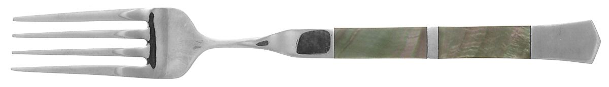 Deco City (Stainless) Fork by Lunt Silver-1