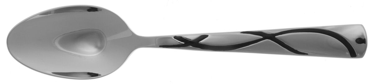 Vibe (Stainless, Black Enamel) Individual Salad Fork by Lenox-1