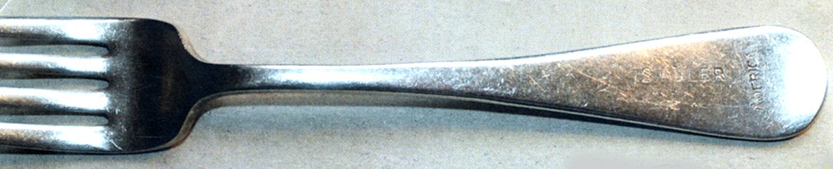 Sadler America (Silverplate) Fork by L. Bareth & Son-1