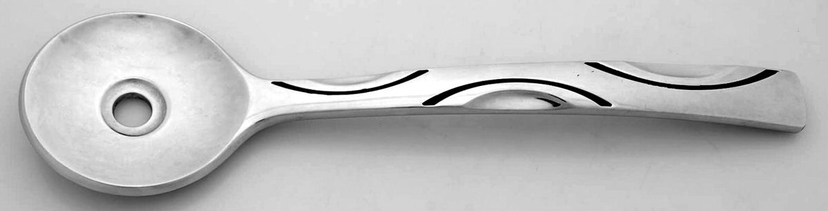 Scoop (Aluminum, Hollowware) Solid Salad Serving Fork by Lenox-1
