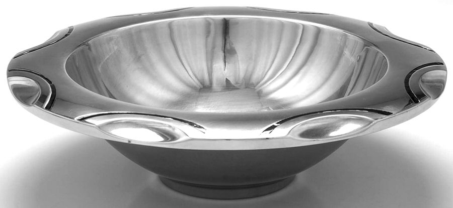 Scoop (Aluminum, Hollowware) 13" Salad Serving Bowl by Lenox-1