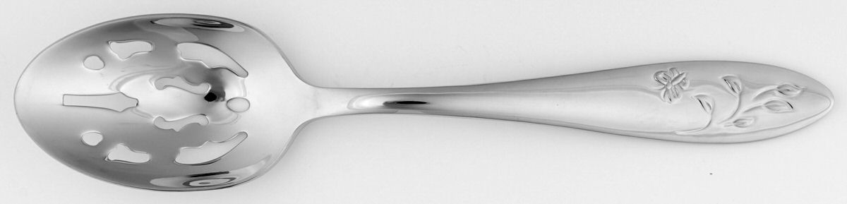 Butterfly Meadow-2009 (Stainless) Pierced Tablespoon (Serving Spoon) by Lenox-1