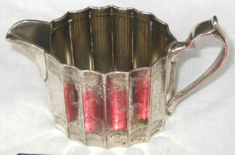 760D (Sterling, Hollowware) Mini Creamer by Lunt Silver-1
