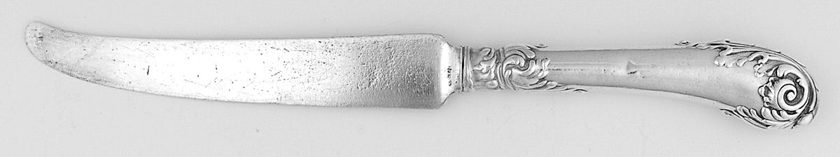 LFC14 (Silverplate) New French Hollow Pistol Knife by Landers, Frary & Clark-1