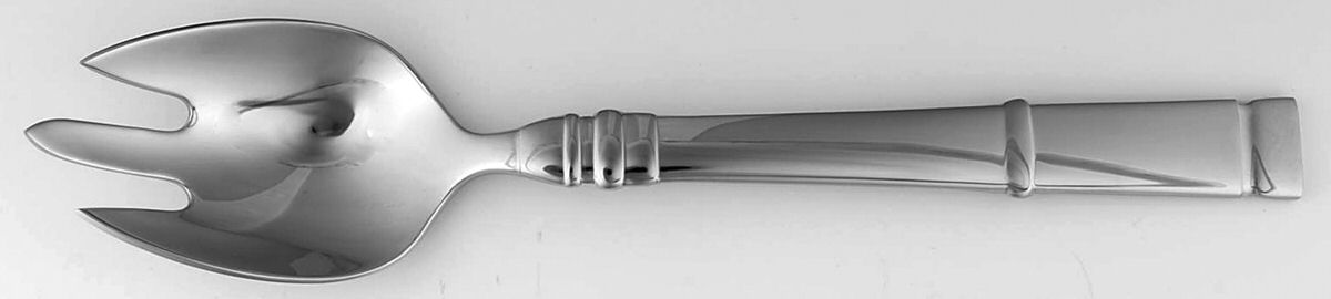 Red Pagoda (Stainless) Serving Spoon-Slotted by Ralph Lauren Flatware-1