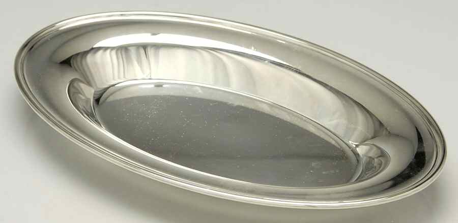 M15 (Silverplate, Hollowware) Silverplate Oval Vegetable Bowl by Lunt Silver-1