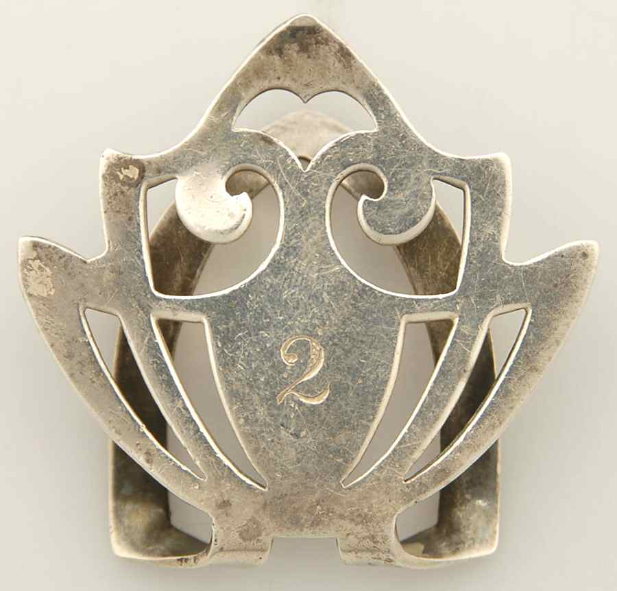 47 (Sterling, Hollowware) Napkin Clip by Lunt Silver-1