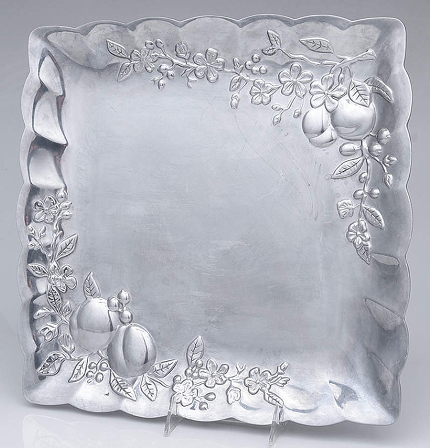 Orchard in Bloom (Alloy, Hollowware) 14" Square Tray by Lenox-1