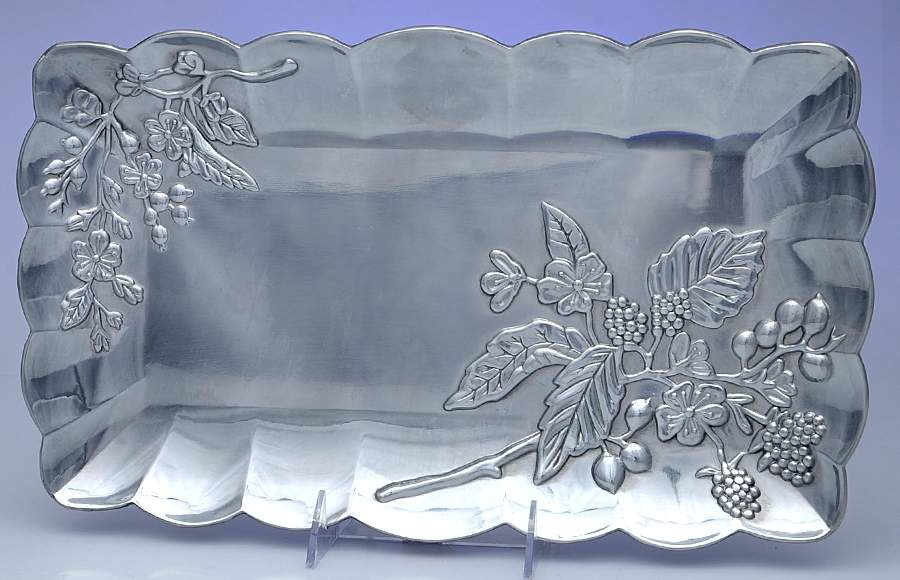Orchard in Bloom (Alloy, Hollowware) Bread Tray by Lenox-1