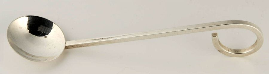 LKW1(Sterling) Olive Serving Ladle by Leonore Doskow-1