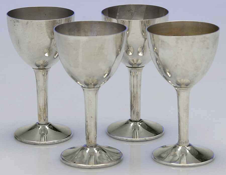 82 (Sterling, Hollowware) Cordial Cup - Set of 4 by Lebkuecher & Co-1