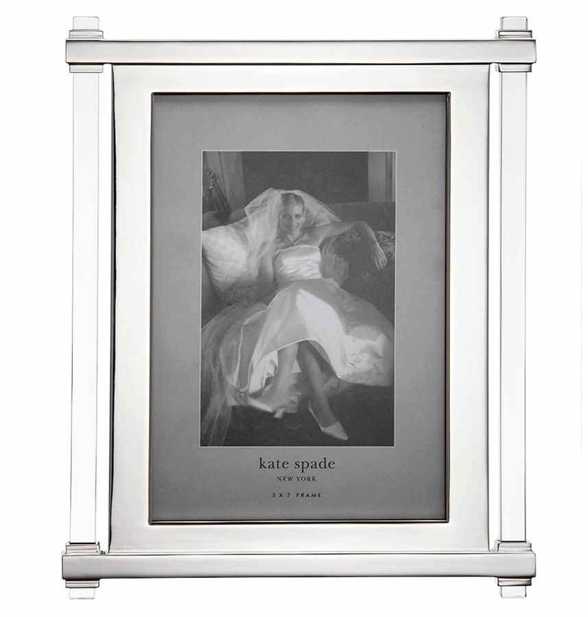 Barcelona Drive (Silverplate, Hollowware) Frame-Holds 5" X 7" Picture by Lenox-1