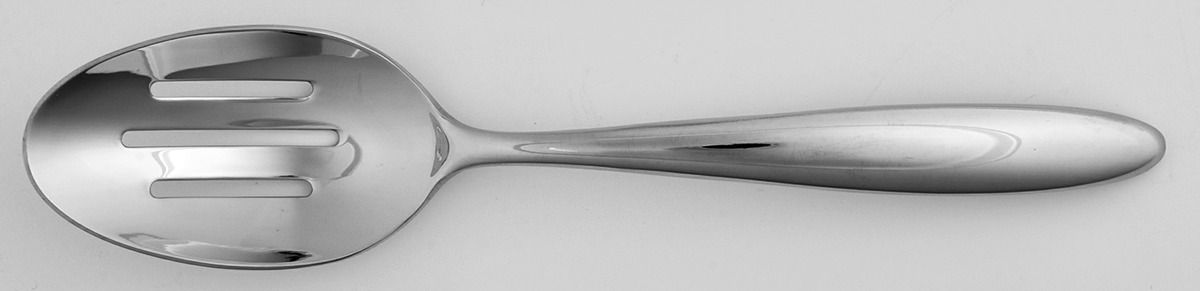 Curve (Stainless) Pierced Tablespoon (Serving Spoon) by Lenox-1