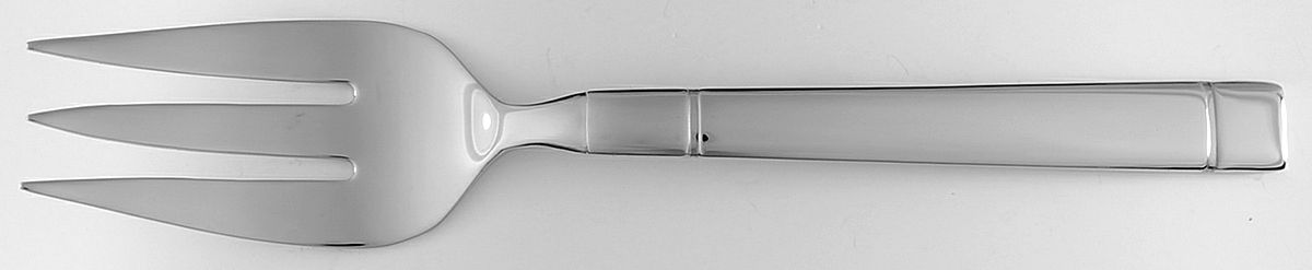 Fair Harbor (Stainless) Medium Solid Cold Meat Serving Fork by Lenox-1