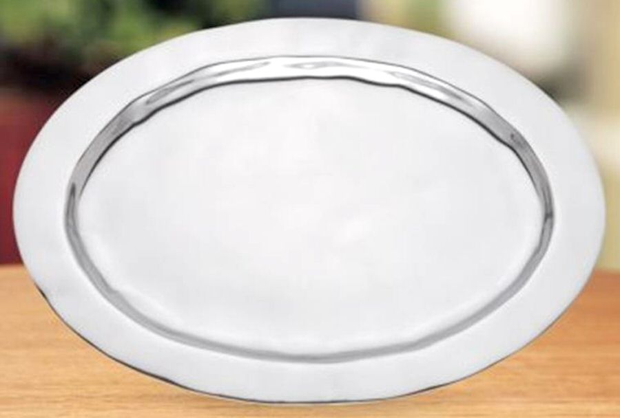 Organics (Aluminum, Holloware) 19" Oval Tray by Lenox-1