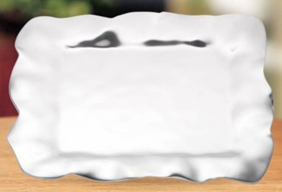 Organics (Aluminum, Holloware) 17" Rectangular Tray by Lenox-1