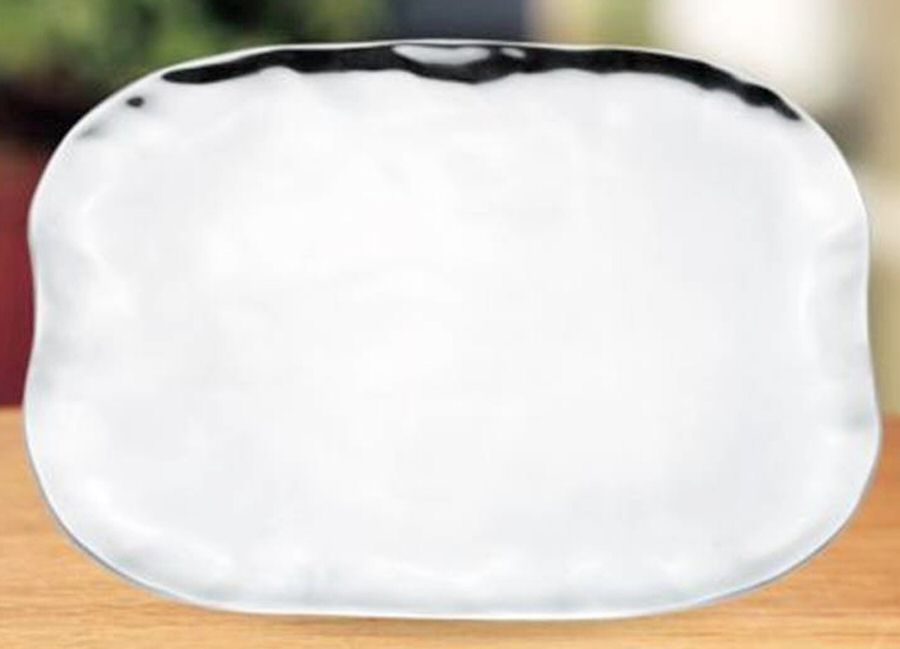 Organics (Aluminum, Holloware) 18" Rectangular Tray by Lenox-1