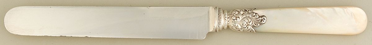 Pearl Handle Flatware 18 (Sterling) Hollow Pearl Handle Old French Knife by Landers, Frary & Clark-1