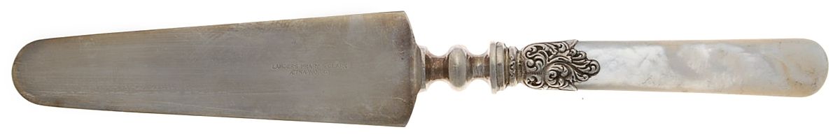 Pearl Handle Flatware 18 (Sterling) Pearl Handled Cake Knife by Landers, Frary & Clark-1