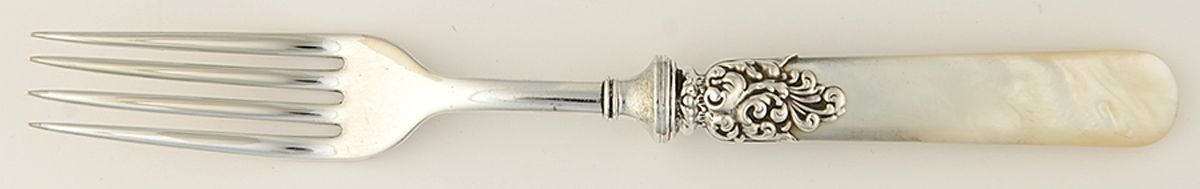 Pearl Handle Flatware 18 (Sterling) Pearl Handle Fork by Landers, Frary & Clark-1