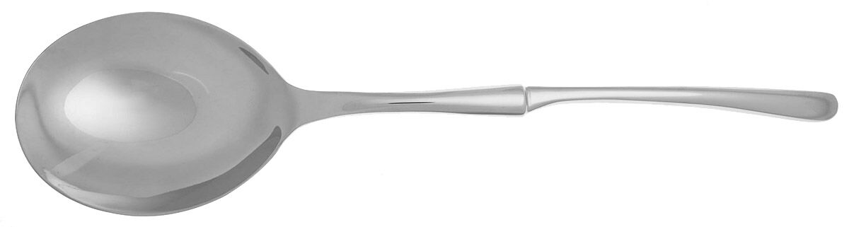 Tompkins Street (Stainless) Casserole Spoon with Smooth Stainless Bowl HC by Lenox-1