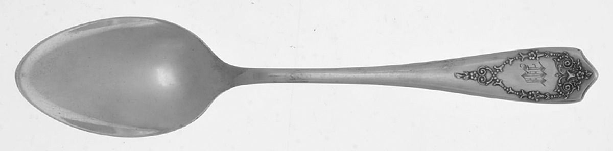 LUS50 (Sterling) Monogram Teaspoon by Lunt Silver-1