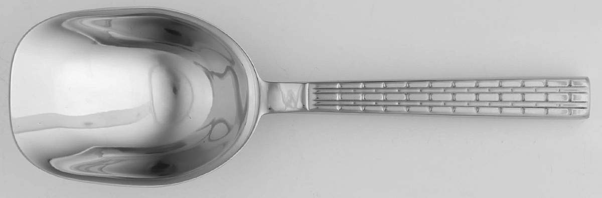 Watchband (Silverplate, Hollowware) Ice Scoop with Silverplate Bowl by Ralph Lauren Flatware-1