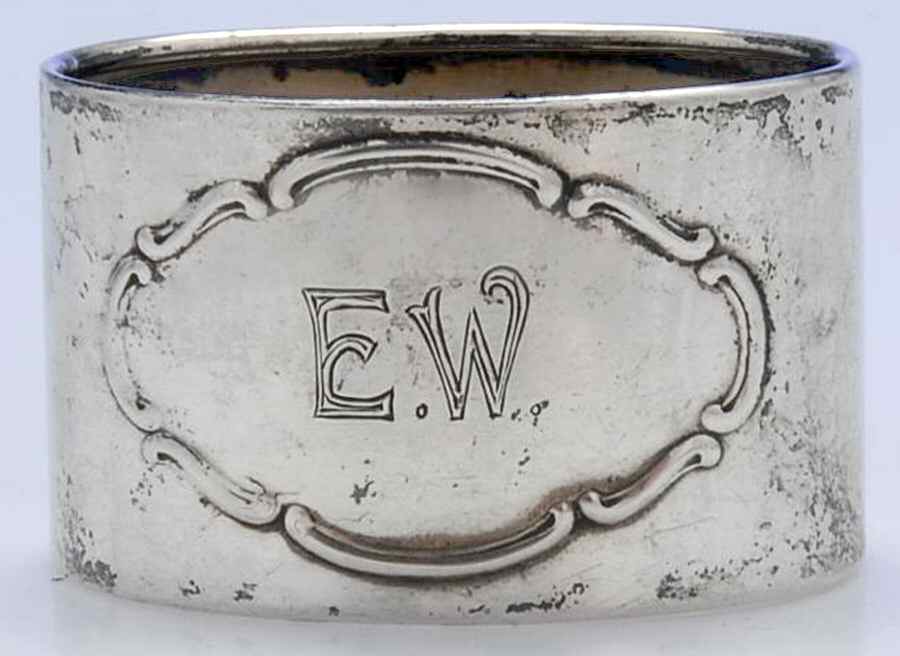 Sterling Hollowware Napkin Ring by Lutz & Weiss-1