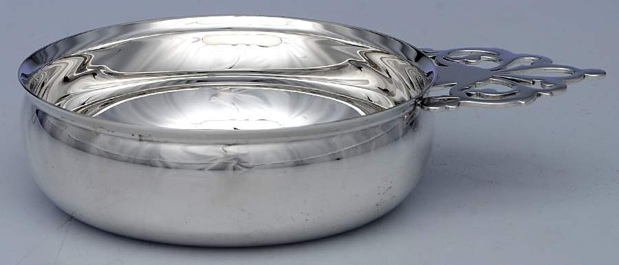 C255 (Silverplate, Hollowware) Silverplate Porringer by Lunt Silver-1