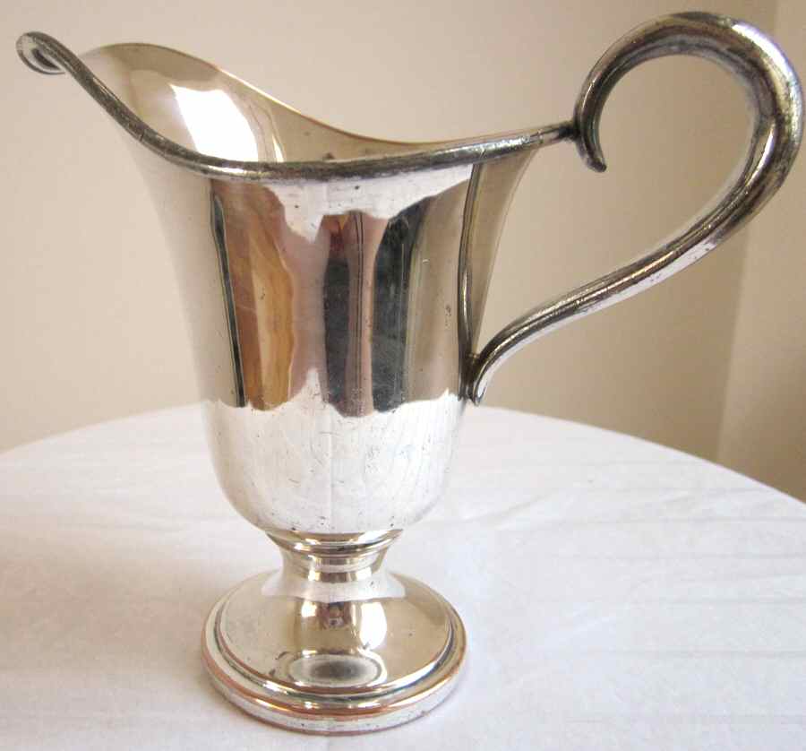 724 (Silverplate, Hollowware) Silverplate Water Pitcher by Lawrence B Smith -1