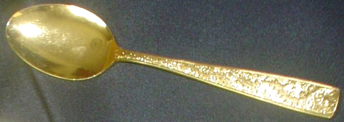 Gold Modern Trend (Gold Electroplate) Teaspoon by Lifetime-1