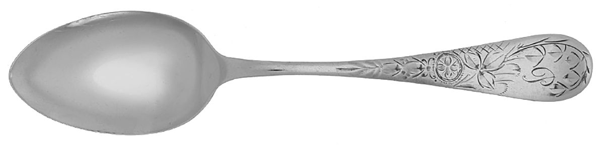 LUS52 (Sterling) Monogram Teaspoon by Lunt Silver-1