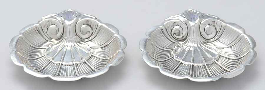 S-1 (Sterling, Hollowware) Nut Dish - Set of 2 by Lunt Silver-1