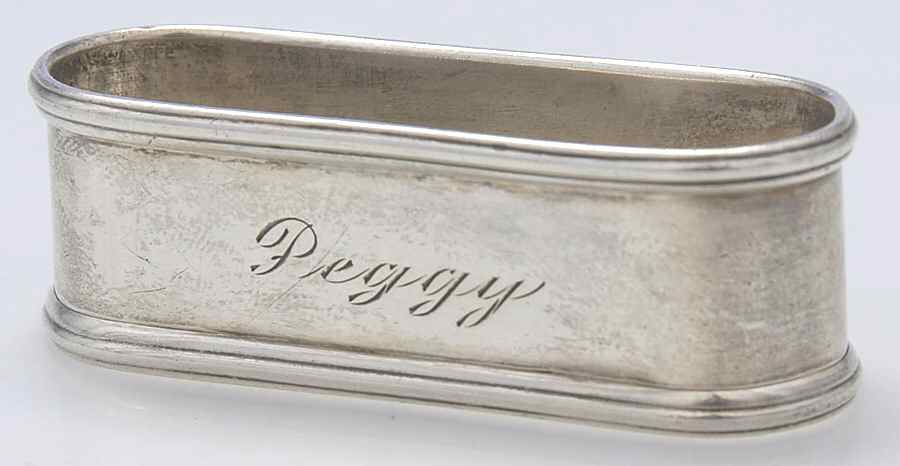 454 (Sterling, Hollowware) Napkin Ring by Lunt Silver-1