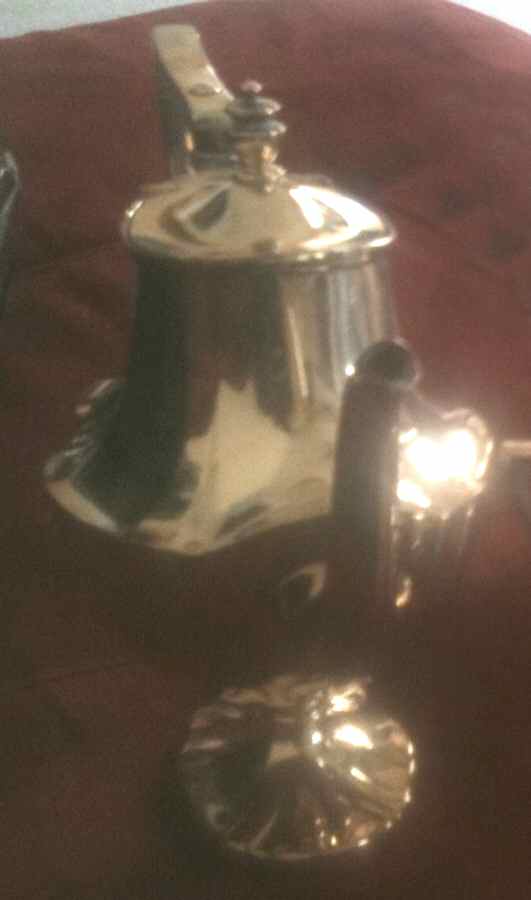 1417 (Silverplate, Hollowware) Silverplate Coffee Pot by Lawrence B Smith -1