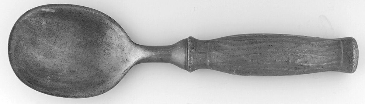 LEO20 (Pewter) Solid Salad Serving Spoon by Leonard Silver Mfg Co-1