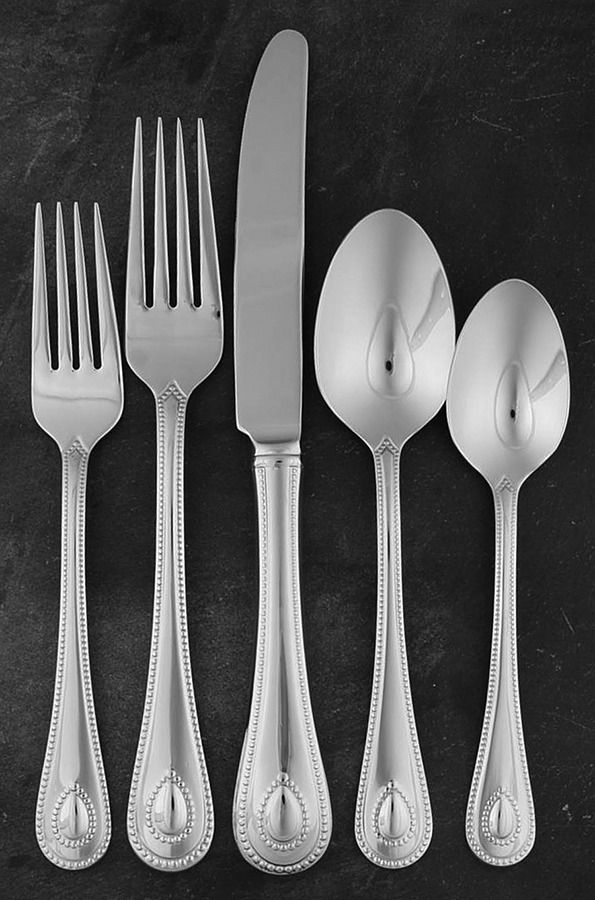 French Perle (Stainless) 20 Piece Set by Lenox-1