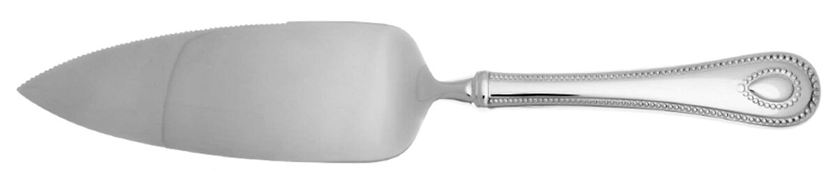 French Perle (Stainless) Pie Server with Serrated Stainless Blade HC by Lenox-1