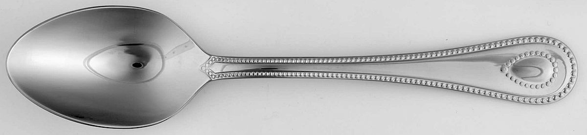 French Perle (Stainless) Tablespoon (Serving Spoon) by Lenox-1