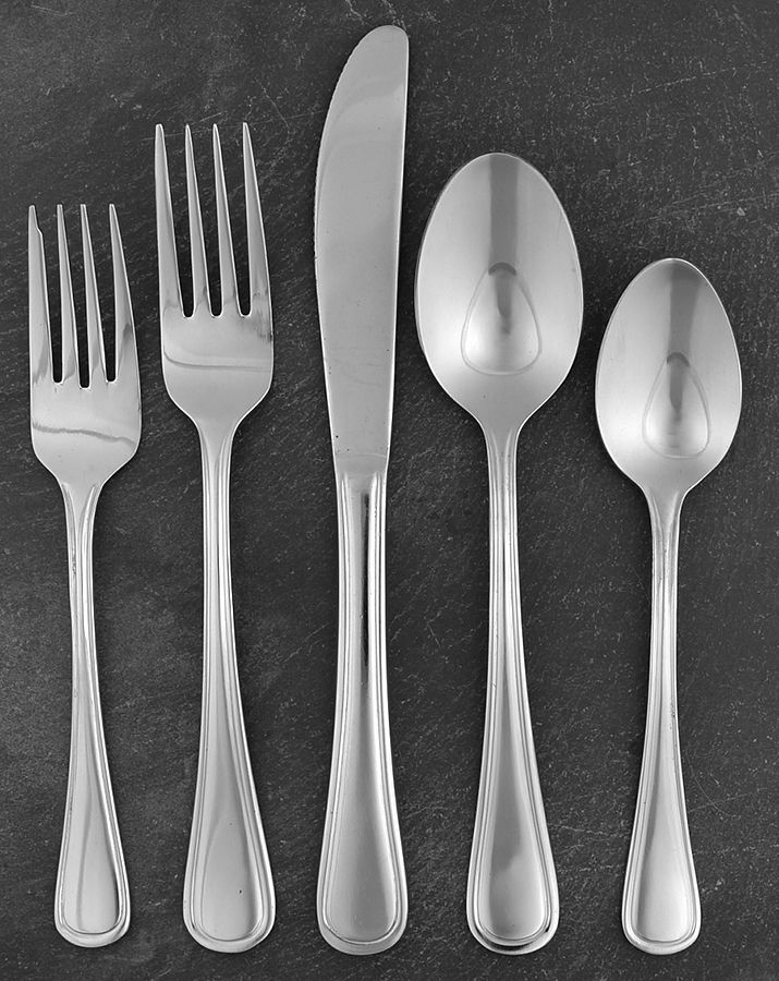 LYF10 (Stainless) 5 Piece Place Setting by Libbey-1