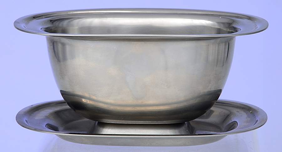 LUD11 (Stainless, Hollowware) Gravy Boat by Lundtofte-1