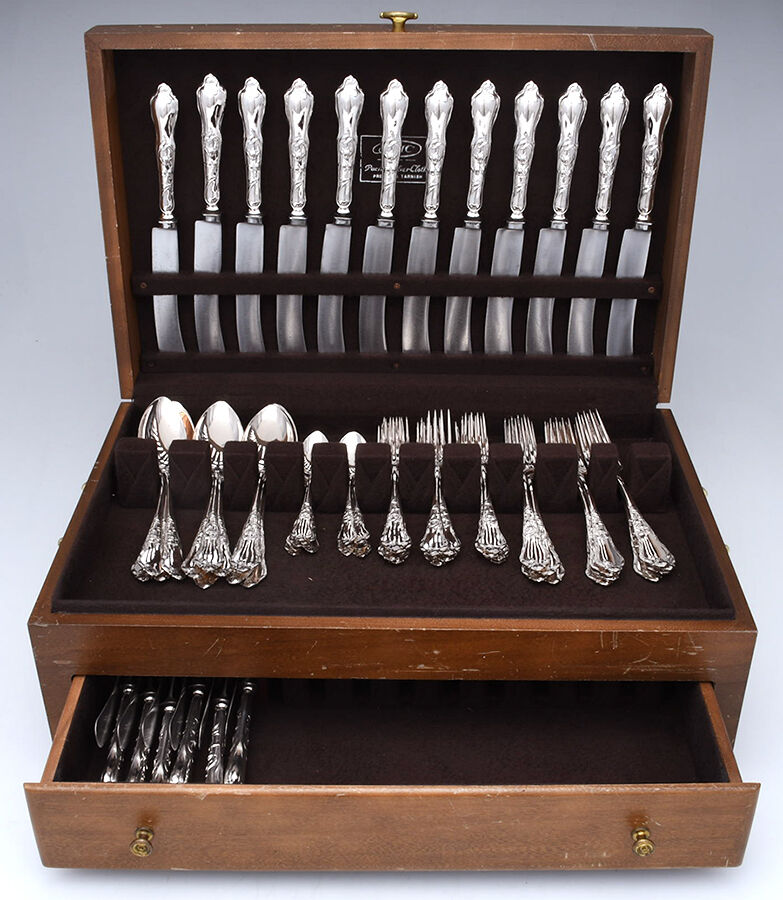 LWS2 (Sterling) 72  Piece Estate Set by Lutz & Weiss-1