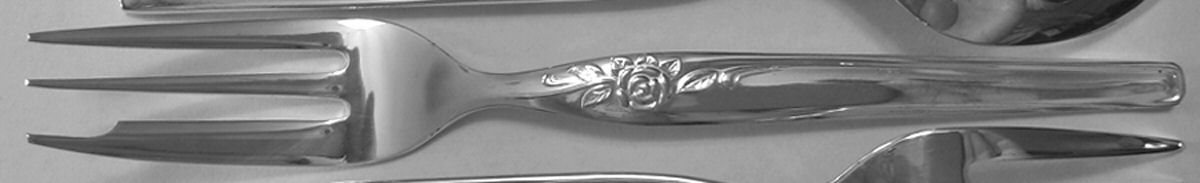 LUW8 (Silverplate) Individual Salad Fork by Lucky Wood-1