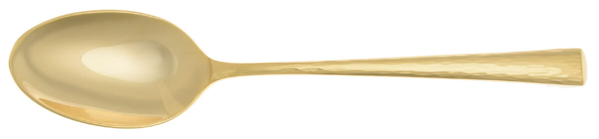 Imperial Caviar Gold (Gold Electroplate) Place/Oval Soup Spoon by Lenox-1