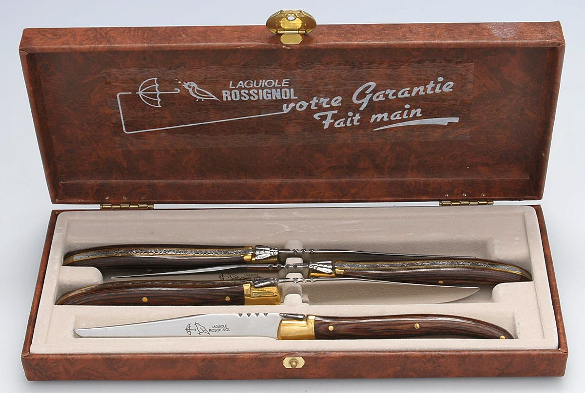 Unf2269 (Stainless) Individual Steak Knive - Set of 4 Boxed by Unknown Mfg Silver-1
