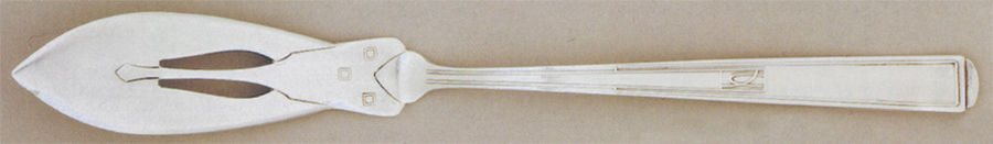 No. 2000 (Silverplate, 1901) Individual Solid Fish Knife by Ludwig Zeich & Co-1