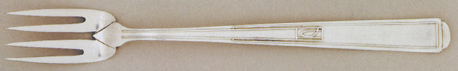 No. 2000 (Silverplate, 1901) Individual Solid Fish Fork by Ludwig Zeich & Co-1