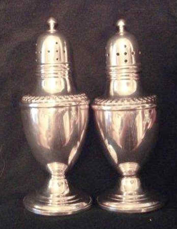 27 (Sterlling, Hollowware) Weighted Pepper Shaker by La Pierre Silver-1