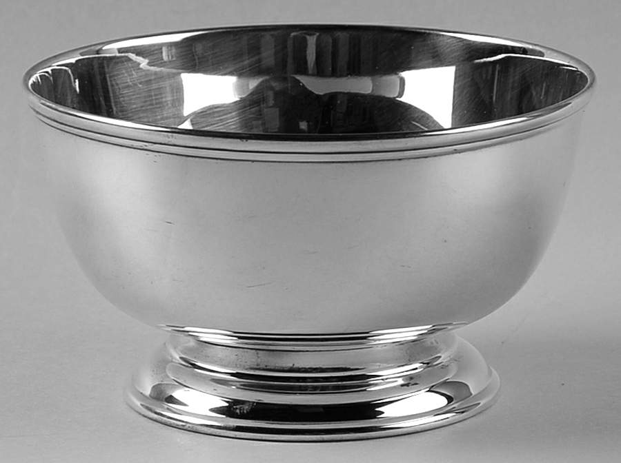 Paul Revere Bowls (Sterling, Hollowware) 4" Paul Revere Bowl by Lunt Silver-1